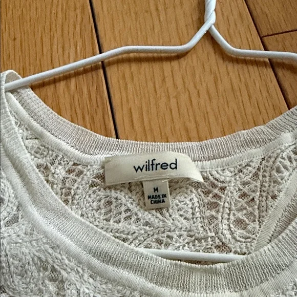 Wilfred White Lace-Textured Racerback Tank - Picture 4 of 6